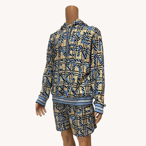 Burberry Vintage Check Logo Print Drawstring Shorts - Picture 2 of 6